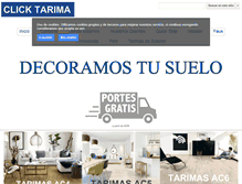 Tablet Screenshot of clicktarima.com